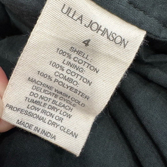 ULLA JOHNSON Olga broderie anglaise cotton midi dress - Picture 9 of 12